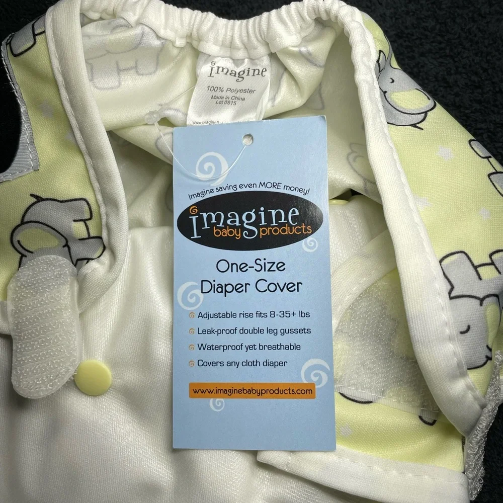 NEW Diaper Cover | Elephant Print | Unisex